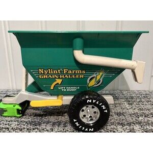Nylint Farms Grain Hauler Auger Wagon Farm Toy Pull Behind Plastic